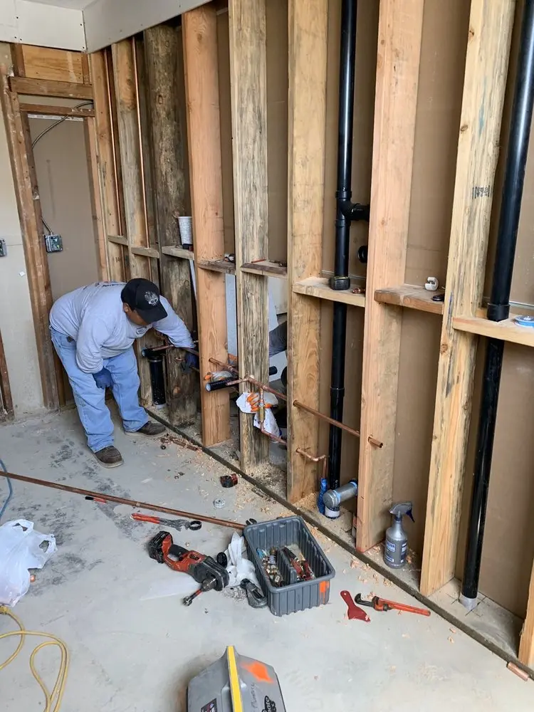 Commercial rough-in plumbing for Gas Line Repair in Cecil
